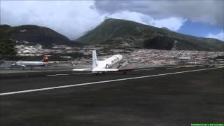 FSX Douglas C-117D "Super DC-3" Landing In Merida