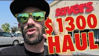 $1300 HAUL IN 3 HOURS ON A SATURDAY - SOURCING TRIP RESELLING AMAZON FBA