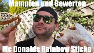 Mc Donalds Rainbow Sticks - so bunt wie unsere Gesellschaft - mampfen und bewerten