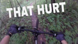 Lansing Mountain Bike Trail And I Crash Like A Dumb Ass