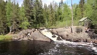 Водопад Ахинкоски (Ахвенкоски-"Окуневый порог")