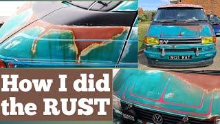 HOW TO RUST PATINA METAL vw t4 #vwt4 #eurovan