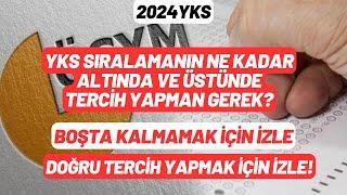 YKS2024 Sıralamanızın Ne Kadar Altında - Üstünde Tercih Yapmalısınız Boşta Kalmayın!