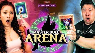 We tried the NEW Master Duel ARENA DRAFT MODE CHALLENGE by @Cimoooooooo and @rhymestyle