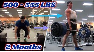 Smolov Squat Program but its DEADLIFT | 500-555 lbs (55 lb INCREASE!!)