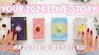 Your 2024 LOVE-STORY Predictions‍️‍**detailed af**pick a card ︎ tarot reading