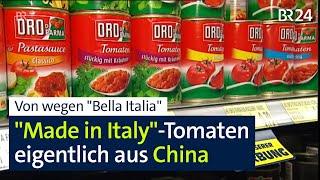 Tomaten "made in Italy" eigentlich aus China – und in deutschen Supermärkten | Abendschau | BR24