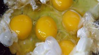 Fried Egg On Fried Rice | Street Food