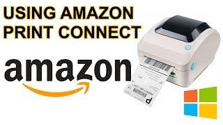 How to use Amazon Print Connect 4x6 Thermal Shipping Label Printer 2019 Tutorial Guide