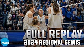 Creighton vs. Texas: 2024 NCAA volleyball regional semifinal | FULL REPLAY