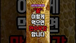 의사들도 추천하는 꿀을 더 건강하게 먹는 방법 #건강 #건강정보 #지식 #100세건강 #건강음식
