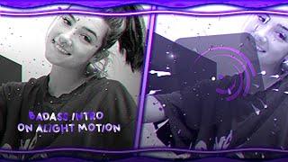 Intro Badass en Alight Motion