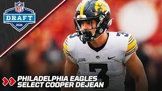 Philadelphia Eagles Select CB Cooper DeJean | 2024 NFL Draft | PFF