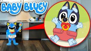 DRONE CATCHES BABY BLUEY IN REAL LIFE!! *CURSED BABY BLUEY MOVIE*