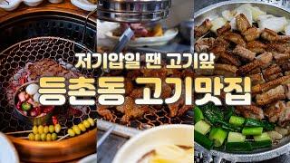 등촌동 단골 고기맛집 세 곳 : 월정떼루아, 태양수제돼지갈비, 옛날한우곱창전문본점