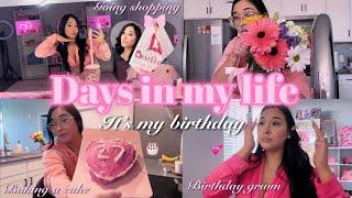 VLOG : IT’S MY BIRTHDAY!! ( shopping, makeup, how I’m feeling, baking a cake, & mini haul)