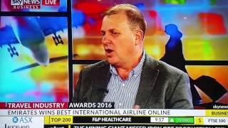 Bruce Piper for Travel Daily on Sky Business News #BizClass