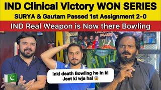 IND CLINICAL Victory vs SL Won Series  Surya & Gautam Passed | Pakistani Reaction on IND win vs SL