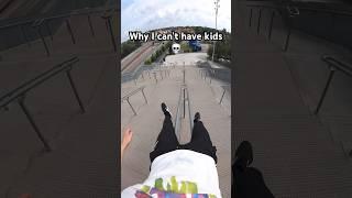 Parkour slide gone wrong #fail #parkourfail #slide