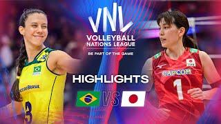  BRA vs.  JPN - Semi Finals | Highlights | Women's VNL 2024