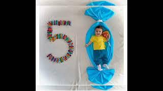 5 Month Baby Photo-Shoot ideas at Home #baby #babyphotography #viralvideo #shorts