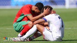 U.S. men's soccer outplayed by Morocco in quarterfinal loss at Paris Olympics | NBC Sports