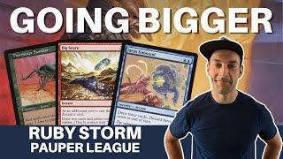 TAKE IT TO THE EXTREME - I'm going OVERBOARD playing MTG Pauper Ruby Storm blasting with treasure