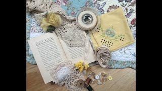 Junk Journal Thrift Haul Fabric Edition Lace, Trim, Ephemera, Haberdashery, all kinds of fun stuff!