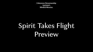 Preview Spirit Takes Flight | Mindful Minutes Produced by: Coherence Horsemanship Institute