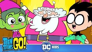It's Santa Claus!  | Teen Titans Go! | @dckids