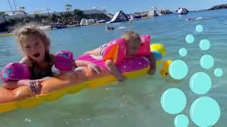Day at the beach with kids // MAKING SAND CASTLES AND SWIMMING IN THE SEA - V&K Fun Club #tenerife