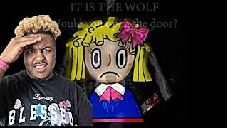 THE WOLF IS HERE | three little Sheeps and wolf