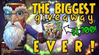 THE BIGGEST WIZARD101 GIVEAWAY EVER!