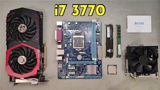 CORE I7 3770 - RX 480 4 GB - GIGABAYT - GA H61M-DS2 PC ASSEMBLY