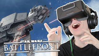 STAR WARS BATTLEFRONT IN VIRTUAL REALITY! | Star Wars: Battlefront VR  (Oculus Rift DK2)