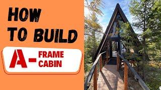 Building A Frame Cabin , Couple's Journey to Find Their Dream A-Frame Cabin , Construction Cabins