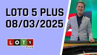 Loto 5 plus en vivo 8/03/2025 / Resultados del sorteo Loto 5 plus del Sábado 8 de Marzo del 2025