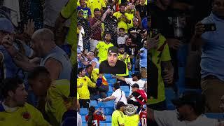 Uruguay vs Colombia FIGHT breaks out! #football #futbol #copaamerica #uruguay #colombia #darwin