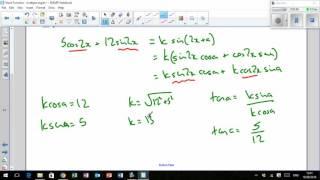 LHS Higher Mathematics - Wave Function 3 - Multiple Angles