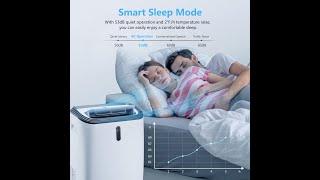 Rintuf 12000 BTU Portable Air Conditioner, Cools Rooms up to 550 Sq ft, Portable AC with Dehumidifie