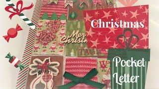 POCKET LETTER| CHRISTMAS Theme DOLLAR TREE Items!