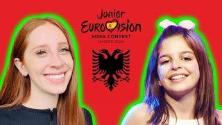 LET'S REACT TO ALBANIA'S SONG FOR JUNIOR EUROVISION 2024 - NIKOL ÇABELI "VALLËZOJ"