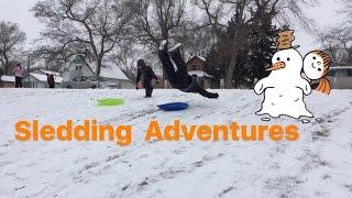 Foster Family Sledding Adventures!!