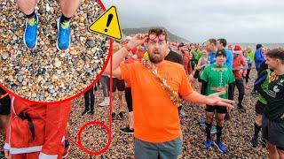 I tried a 5K on pebbles (Seaton parkrun, Christmas Day)