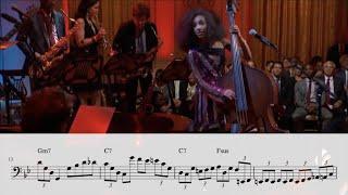 A presidential bass solo... (esperanza spalding)