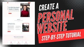 How To Create A Personal Website In WordPress  - Personal Website Design Tutorial!