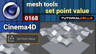 0168. set point value tool in cinema 4d