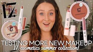 17. COSMETICS *NEW* SUMMER COLLECTION MAKEUP TRY ON REVIEW - Cruelty Free, Affordable & Drugstore!