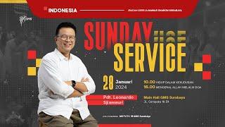 GMS Sunday Service 1, 28 Januari 24 (Indonesia) | Pdt. Leonardo Sjiamsuri | “HIDUP DALAM KEKUDUSAN”