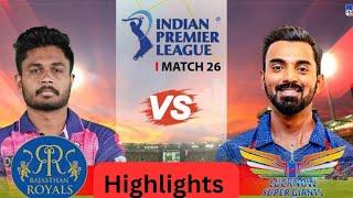 RR VS LSG full match highlights || ipl 2023 RR VS LSG match highlights #iplhighlights #RRVSLSG